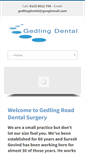 Mobile Screenshot of gedlingdental.com